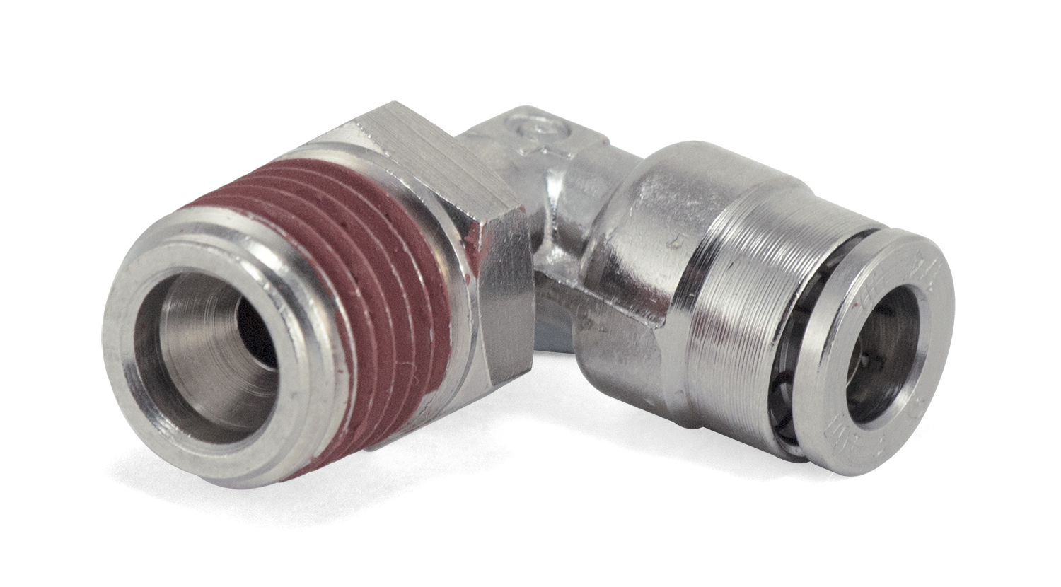 Air Lift Performance 21779 Elbow Male - 1/4in MNPT X 1/4in PTC - DOT - SMC # KV2L07-35S